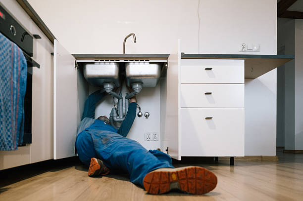 Professional Emergency Plumber technician working in Lapel, IN